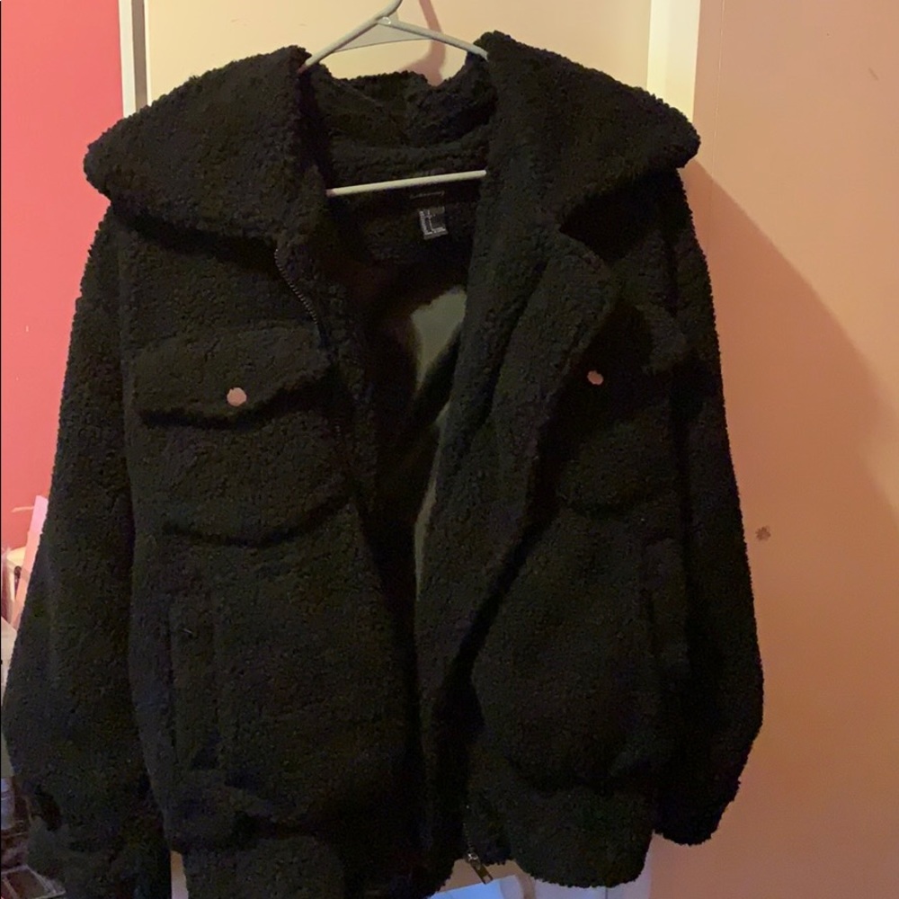 Forever 21 teddy bear coat
